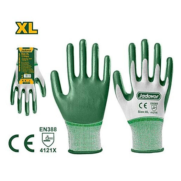 JADEVER ถุงมือยาง ขนาด XL รุ่น JDGV2801 / JDXG3802
