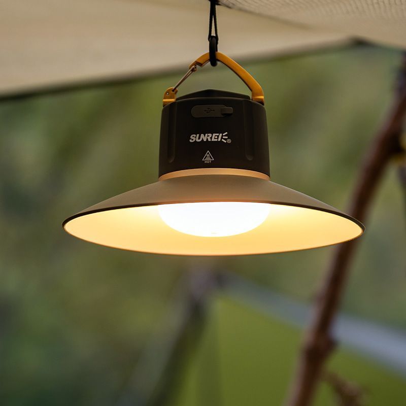 Qionghai City SUNREI SUNREI CC6 Camping Light LED ชาร์จกลางแจ้งกันน้ําไฮไลท์เต็นท์ Camping Light