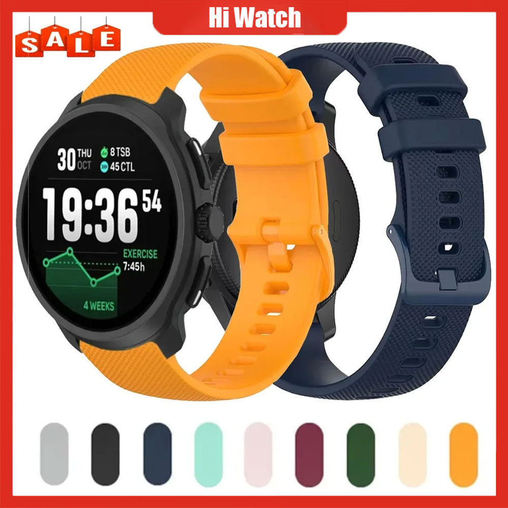 สายซิลิโคนสําหรับ Suunto Nautic S/9 Peak pro/5 Peak สร้อยข้อมือสําหรับ Suunto Race S Suunto Race Run