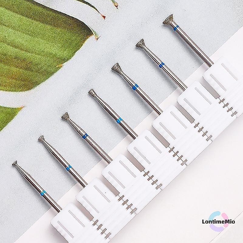 LontimeMio เครื่องตัดเล็บไฟฟ้าพร้อมหัวเจาะบิตตะไบเล็บ สีขาว เครื่องมืออุปกรณ์เสริม