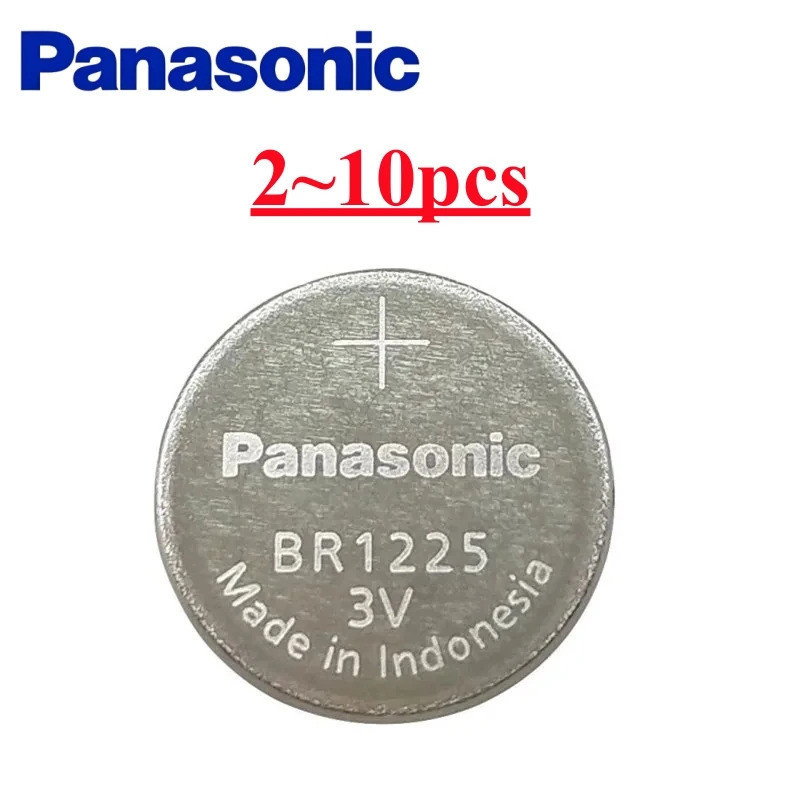 2-10pcs Original Panasonic BR1225 CR1225 Bulk 3V แบตเตอรี่ใช้งานร่วมกับ DL1225 KL1225 L1225 ECR1225 