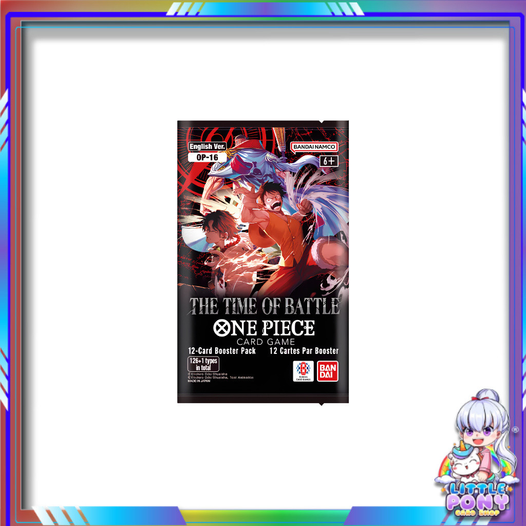 [ 1 ซอง ] O์NE PIECE CARD GAME : [ OP16 ] THE TIME OF BATTLE  BOOSTER PACK (p3)