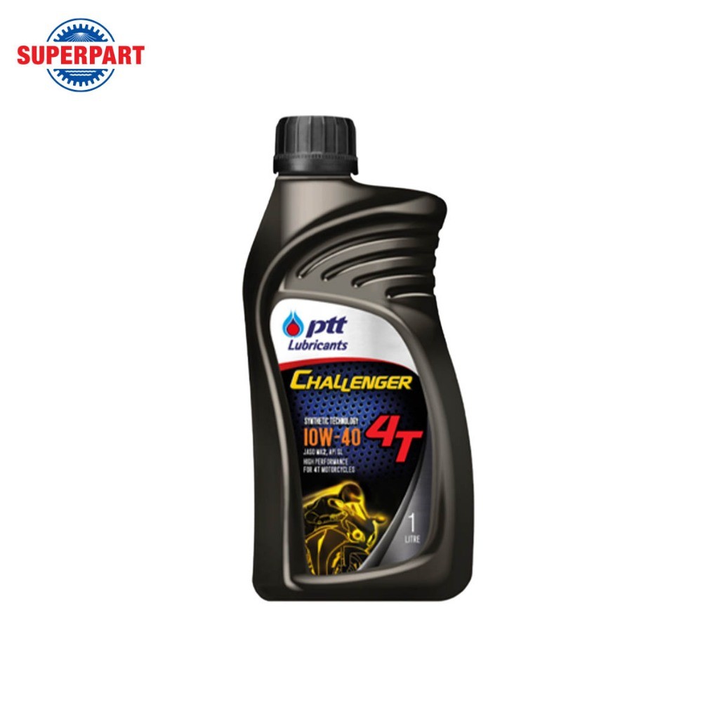 PTTน้ำมันมอเตอร์ไซค์ 4T PTT CHALLENGER 10W40 (403820)