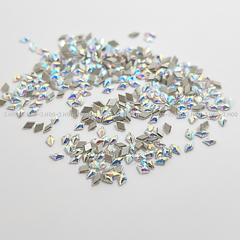 Swarovski 2709 Rhombus Flat Back 3.1*2mm(10pcs) มินิ