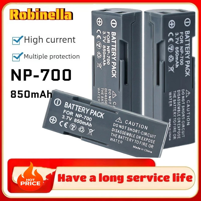 850mAh แบตเตอรี่กล้อง NP-700 3.7V สําหรับ Konica Minolta DG-X50-K DG-X50-R DG-X50-S DiMAGE X50 X60 ก