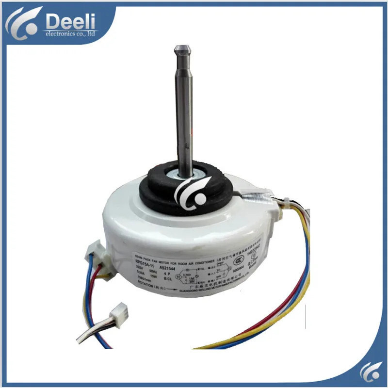 ใหม่ 100% ทํางานดีสําหรับมอเตอร์เครื่องด้านในเครื่องปรับอากาศ (22V) RPG15A-11 พัดลมมอเตอร์