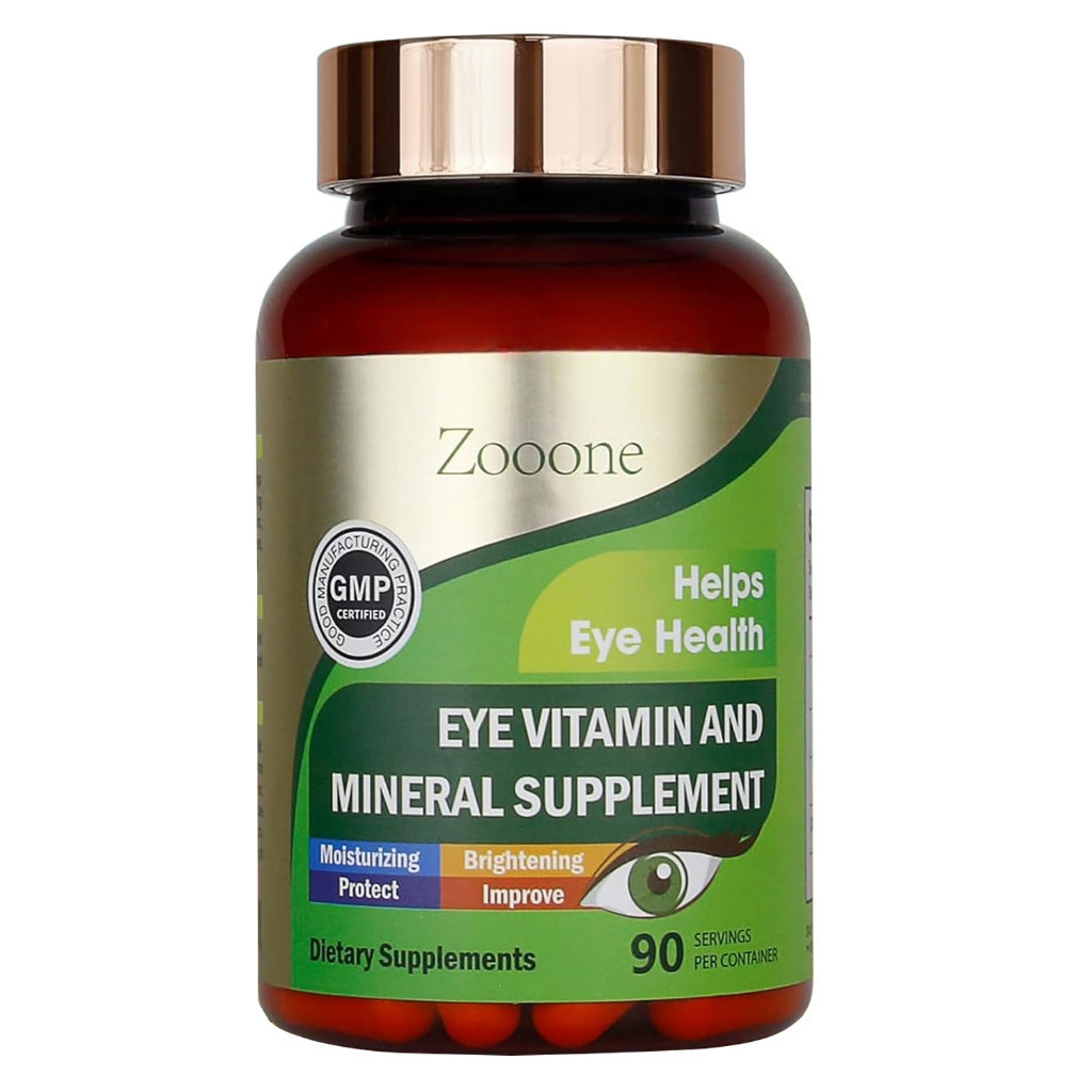 ZoooneLuteinEyeVitamins–Lutein&ZeaxanthinforVisionSupport,90Caps,Men&Women