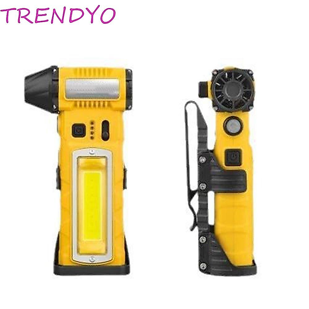 TRENDYO Turbo Violent Fan, 110000RPM มอเตอร์ไร้แปรง เครื่องเป่าลมทรงพลัง ไดร์เป่าผมพร้อมไฟ เครื่องปัดฝุ่นไฟฟ้าแบบแม่เหล็กแบบชาร์จไฟได้ แคมป์ปิ้งกลางแจ้ง