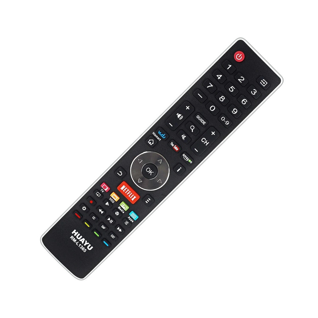 HUAYU RM-L1365 ใช้ LCD โทรทัศน์รีโมทคอนโทรลทํางาน Devant EN-31906D LCD LED Universal TV รีโมทคอนโทรล