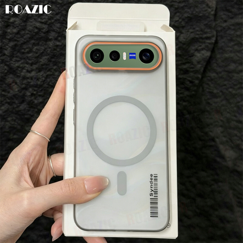ปลอกเหมาะสําหรับ VIVO X300 FE X300 Pro X300 Ultra X300 X200 FE 5G X200 Pro 5G X200 5G Luxury Ultra Thin Matte โปร่งใส Hard Absorbing กลับฝาครอบโทรศัพท์ Shell SZG18