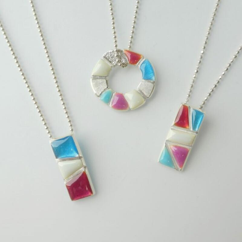 Japan Aida Silver Clay Shichibao Glaze ยาเคลือบเคลือบสีโปร่งแสงโปร่งใส