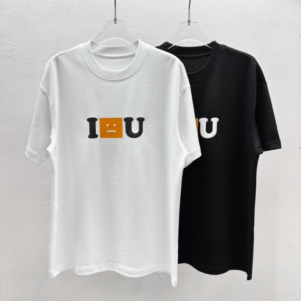 เสื้อยืดยูนisex ฤดูร้อน แขนสั้น พิมพ์ลายรอบคอ ผลิตจากผ้าฝ้ายธรรมชาติ EGB1