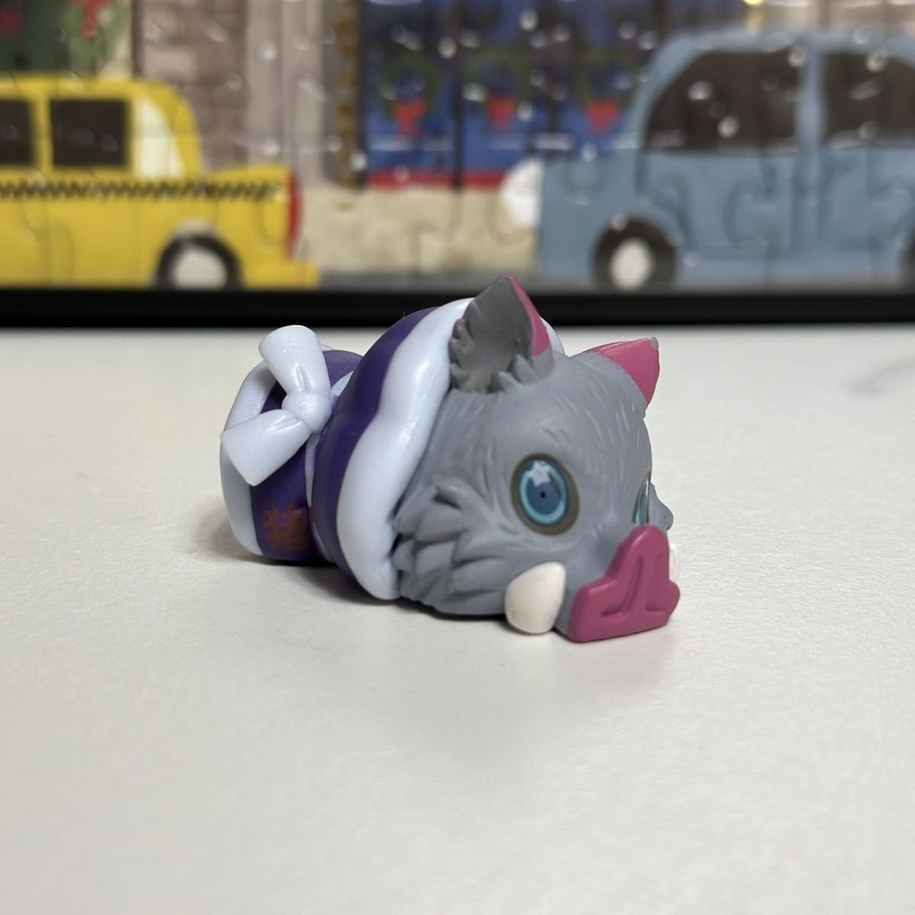 【พร้อมส่ง】ตุ๊กตาดาบพิฆาตอสูร หมูหัว Inosuke ตุ๊กตานอนคุณภาพสูงจํานวนมาก Demon Slayer รุ่น Q ตุ๊กตาท่