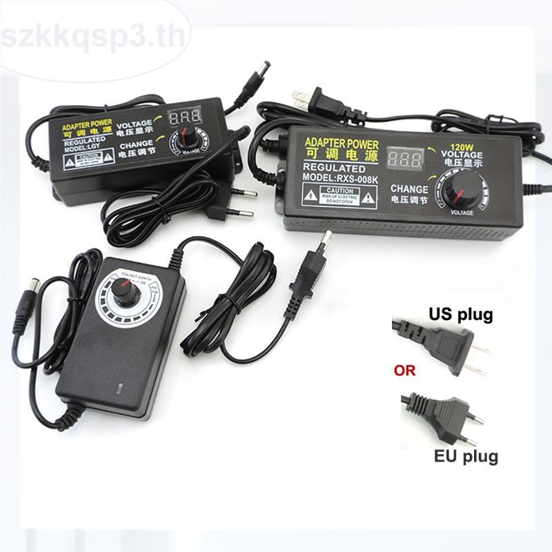 แหล่งจ่ายไฟแบบปรับได้ 3V 5V 6V 8v 9V 12V 15V 18V 24V 1A 2A 5A 10A 220v ถึง 12V 24V 12 24 V โวลต์ AC 