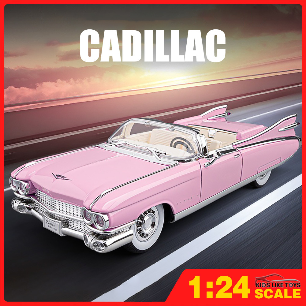 KLT 1:24 Cadillac Eldorado‌ โมเดลรถDiecastโลหะผสมรถของเล่นคอลเลกชันของขวัญสําหรับเด็กเด็กผู้หญิง