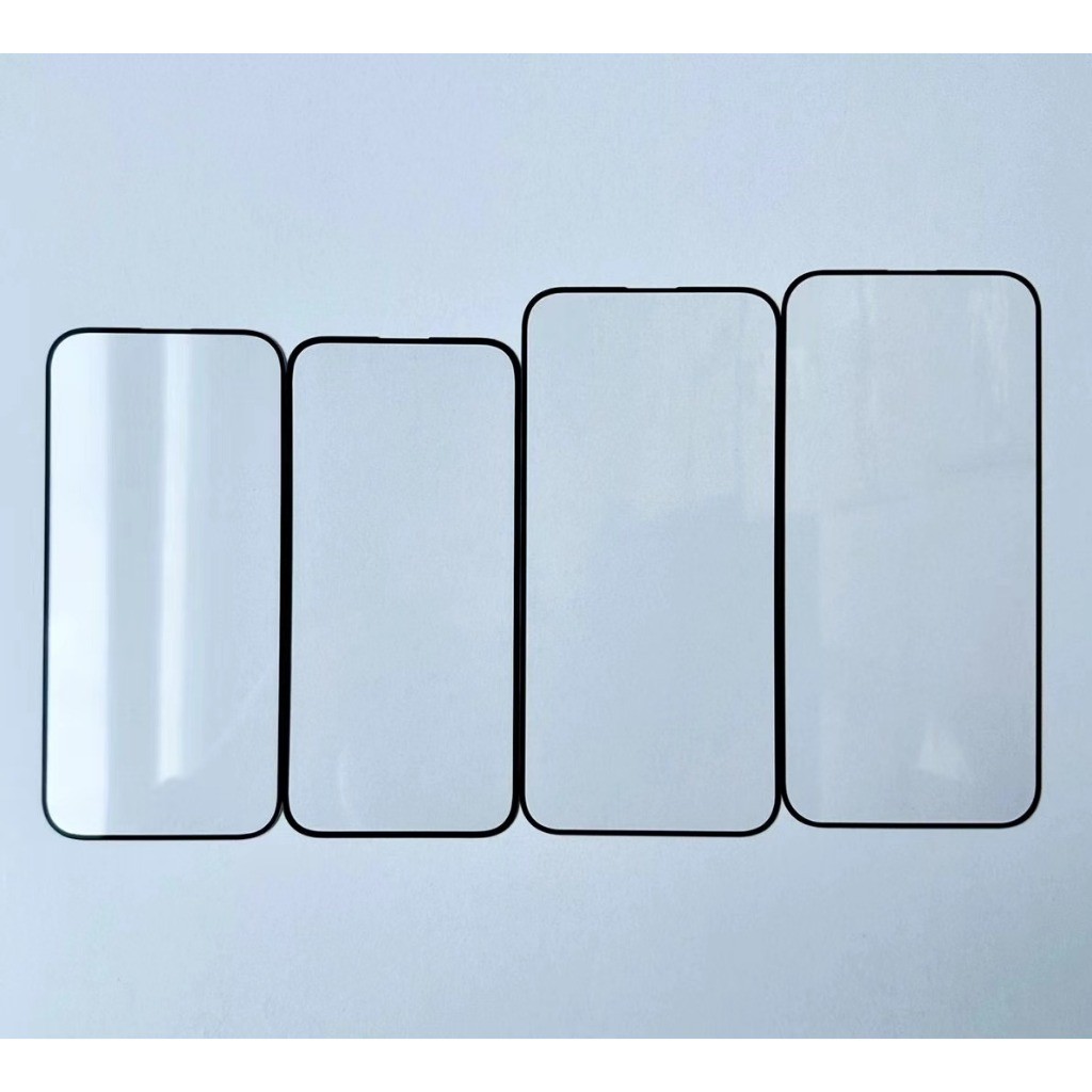 (2 PET) สําหรับ iPhone 17 Pro Max iPhone17 16 15 14 13 12 11 XR XS MAX 6 7 8P Plus Air กาวเต็มคลุมทั้งหมดปกป้องหน้าจอฟิล์มกระจกนิรภัย