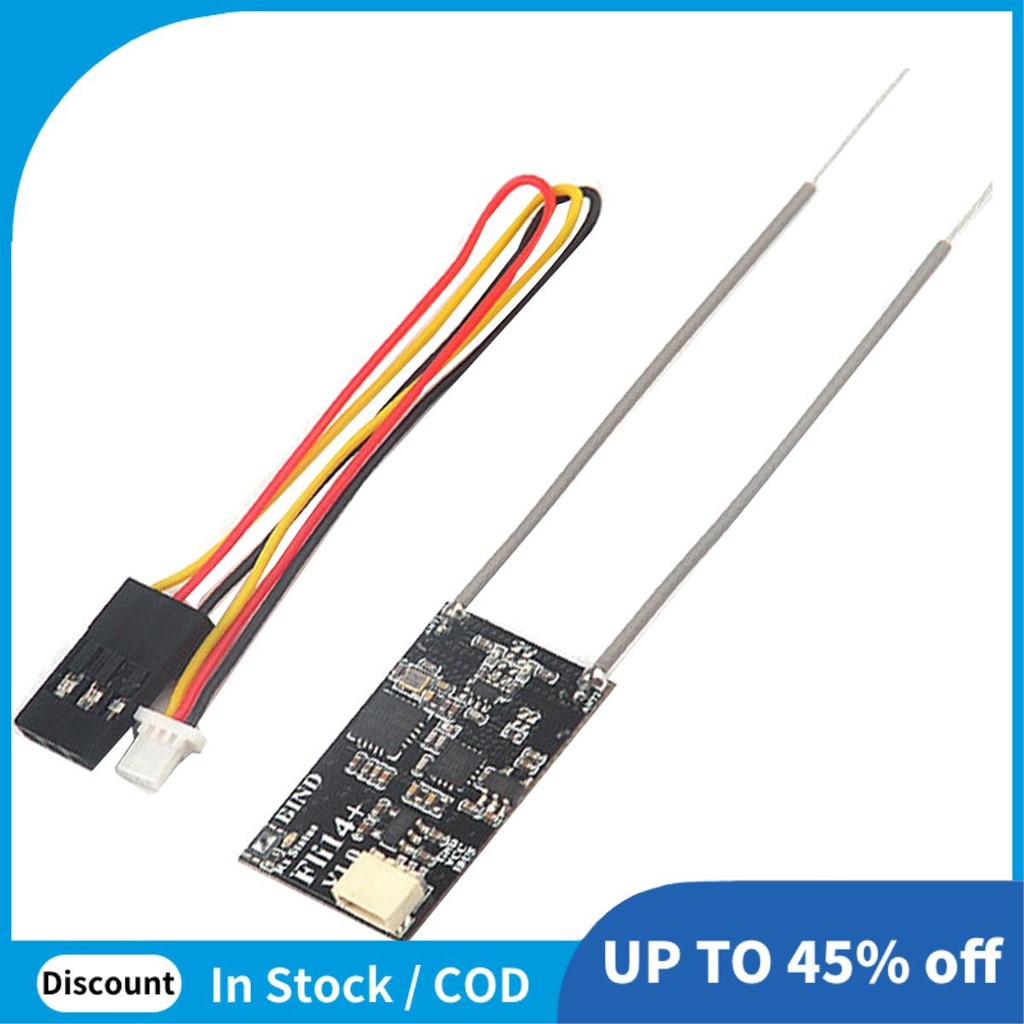 Fli14 + 4CH Mini Receiver สําหรับ AFHDS-2A พร้อม RSSI เอาต์พุตสําหรับ I6 I10 I6X IT4S I6S RC Drone,
