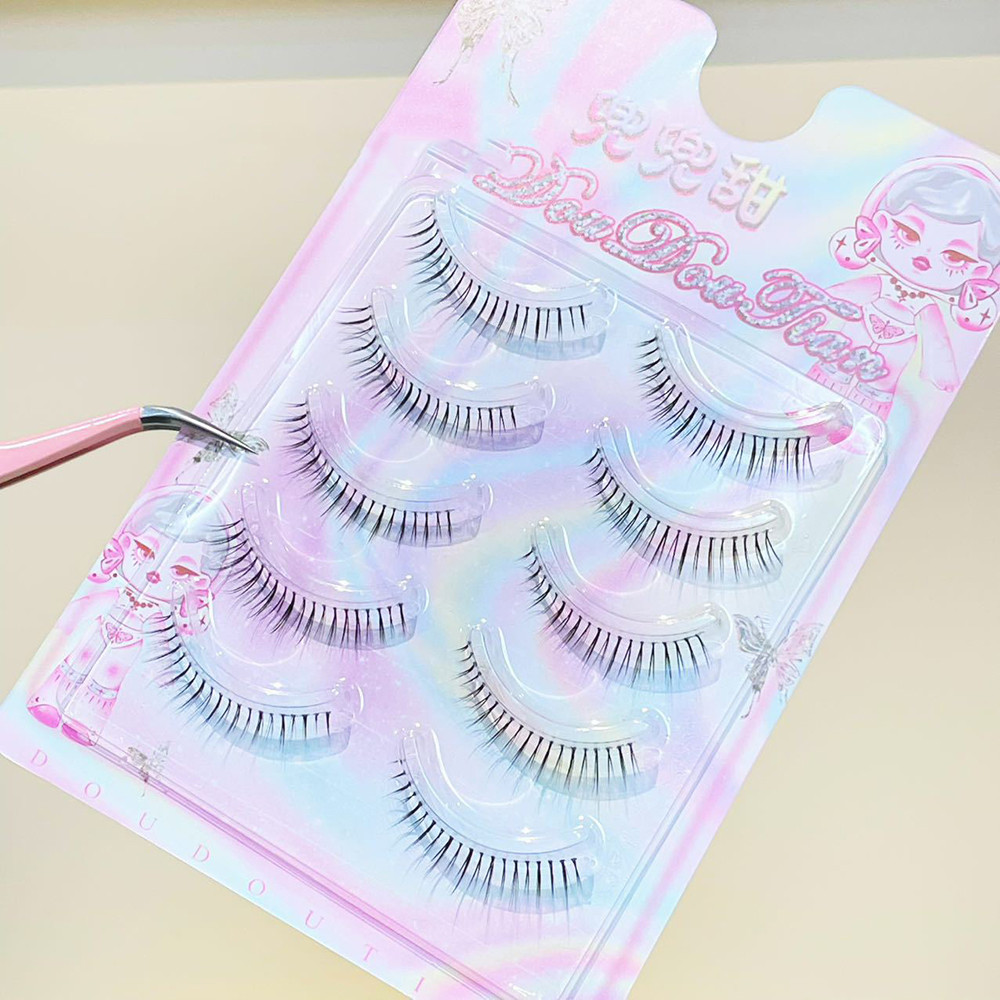24h Delivery Manga Natural Lower Eyelashes Under Eyelash Lash Extension 5 คู่