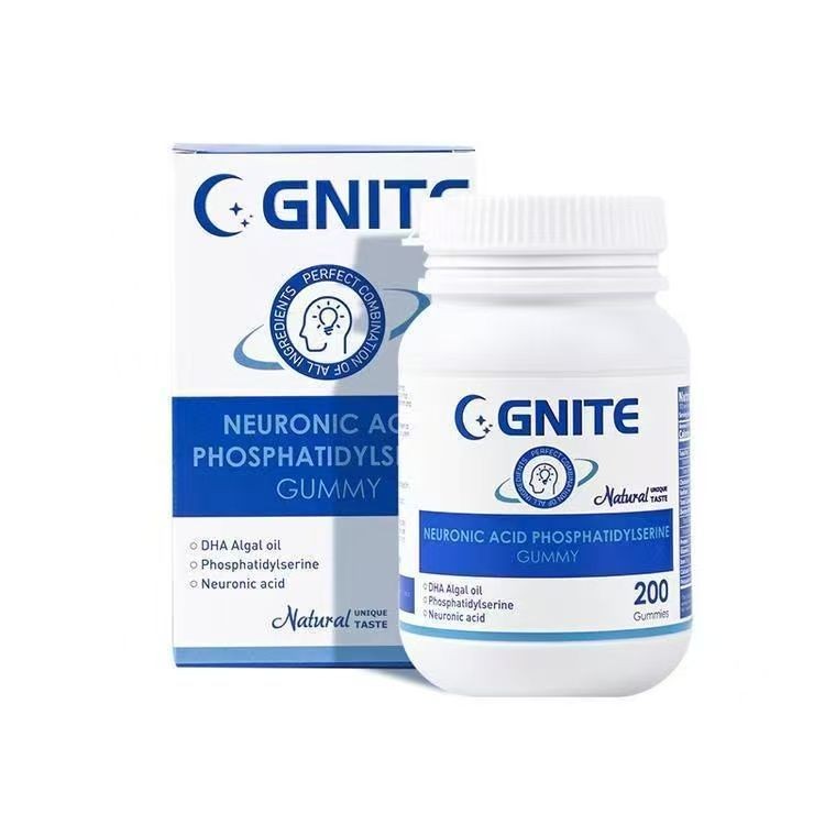 美国GNITE复合神经酸200粒DHA老中青大容量鱼力黄金口拼图 GNITE สารประกอบ กรดเนrvonic 20020250902