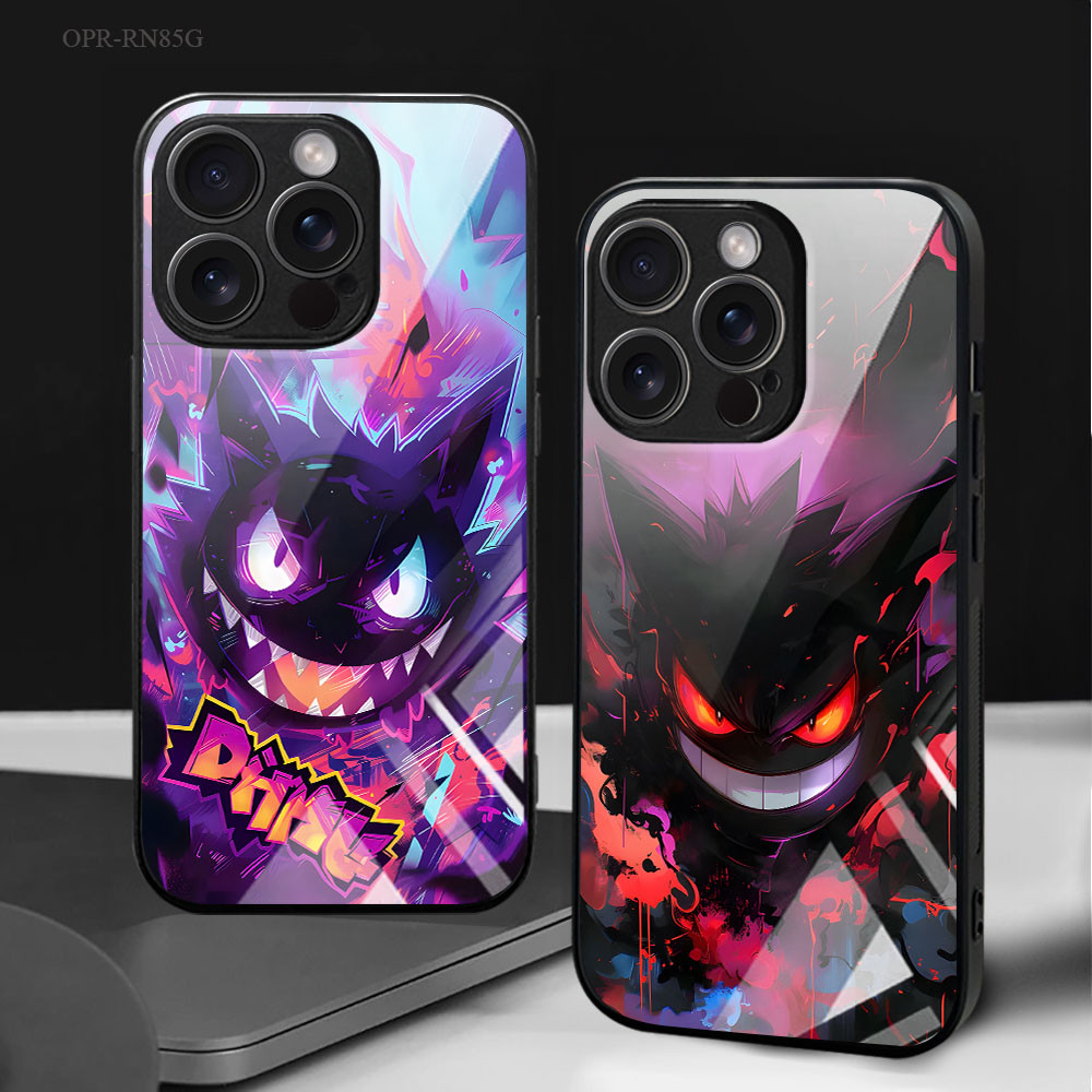 OPPO Reno 8 8Z 7 7Z 6Z 6 5 4 2F F11 F9 F7 F5 Pro Youth 4G 5G เคสออปโป้ Hat Boy Glass Case BL