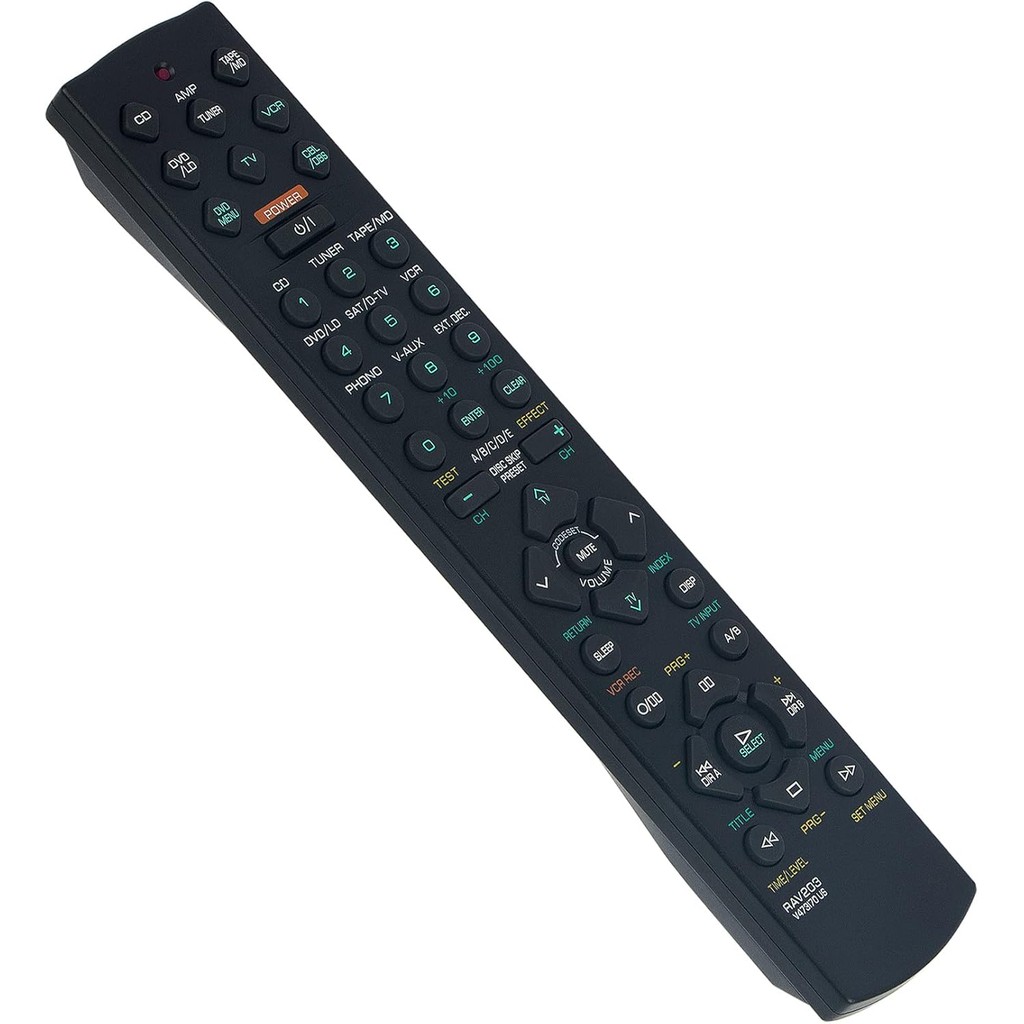 RAV203 V473170US เปลี่ยนรีโมท Commander fit สําหรับ Yamaha AV Receiver RX-V496 HTR-5240 HTR-5230 HTR