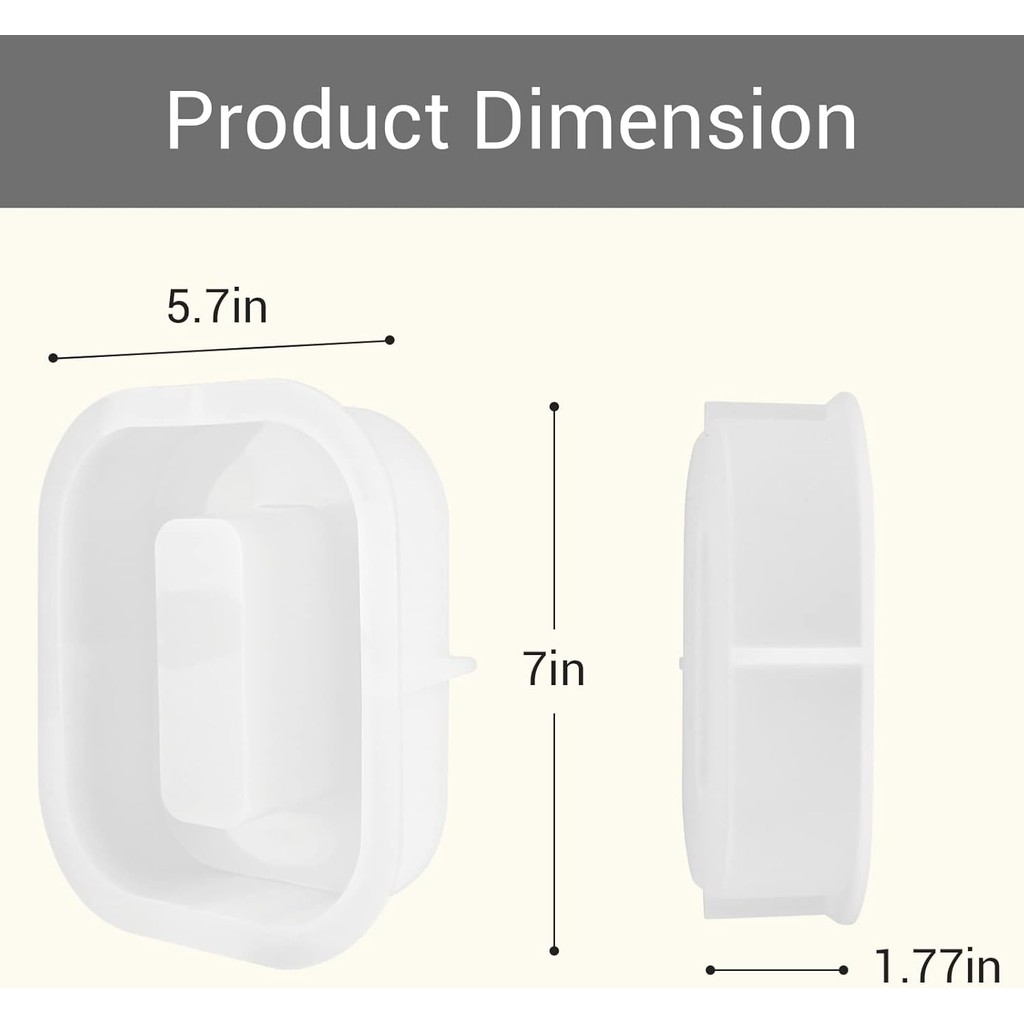 Gartful 7 นิ้วขนาดใหญ่แม่พิมพ์ตัวอักษรสําหรับเรซิ่น, 3D O Capital ตัวอักษรอีพ็อกซี่เรซินแม่พิมพ์, A 