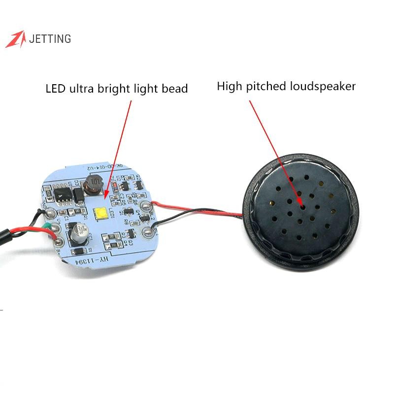 FSTH 36V-72V E-Bike Horn Light สกู๊ตเตอร์ LED ไฟหน้ากันน้ํา 2 In 1 โคมไฟฮอร์นรถจักรยานยนต์จักรยานไฟฉ