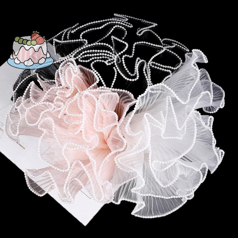 [Sep] 28cmx4.5M กระดาษห่อดอกไม้เส้นด้ายคลื่น Florist Bouquet บรรจุภัณฑ์ลูกไม้ตาข่าย Florist Bouquet 