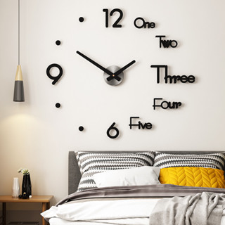 นาฬิกาติดผนัง นาฬิกา DIY ขนาดเล็ก กระจกแขวนตกแต่งภายในบ้านออ…