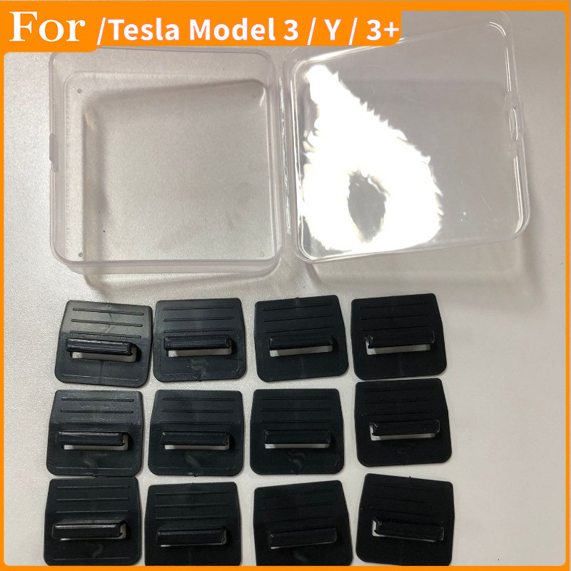 สำหรับ Tesla Model 3 Highland / Model Y Juniper 2025 / 3+ คลิปติดม่านบังแดดหลังคาซันรูฟพาโนรามา อุปกรณ์ยึดติด
