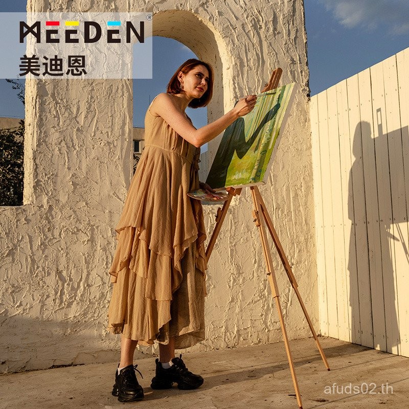 ขายร้อน ️ MEEDEN MEEDEN ภาพวาดร่างกลางแจ้งขาตั้งกล้องขาตั้งพับแบบพกพาขาตั้งจอแสดงผลขาตั้งภาพวาด 9JNW