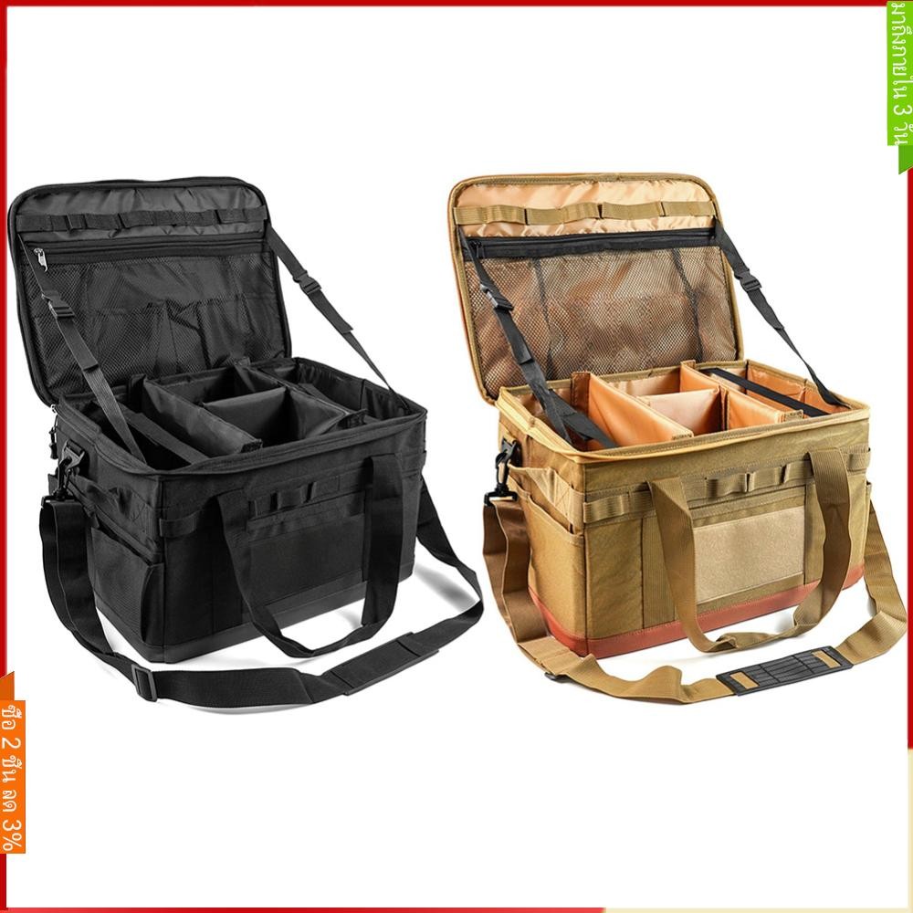30L Camping อุปกรณ์ทําอาหารขนาดใหญ่ความจุ Camping เครื่องมือ Tote กระเป๋าพับมัลติฟังก์ชั่ยูทิลิตี้ C