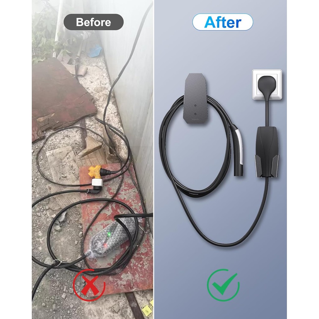 สําหรับ Tesla Charger สําหรับ Tesla Mobile Connector รุ่น S รุ่น X รุ่น 3 รุ่น Y สายชาร์จ Organizer 