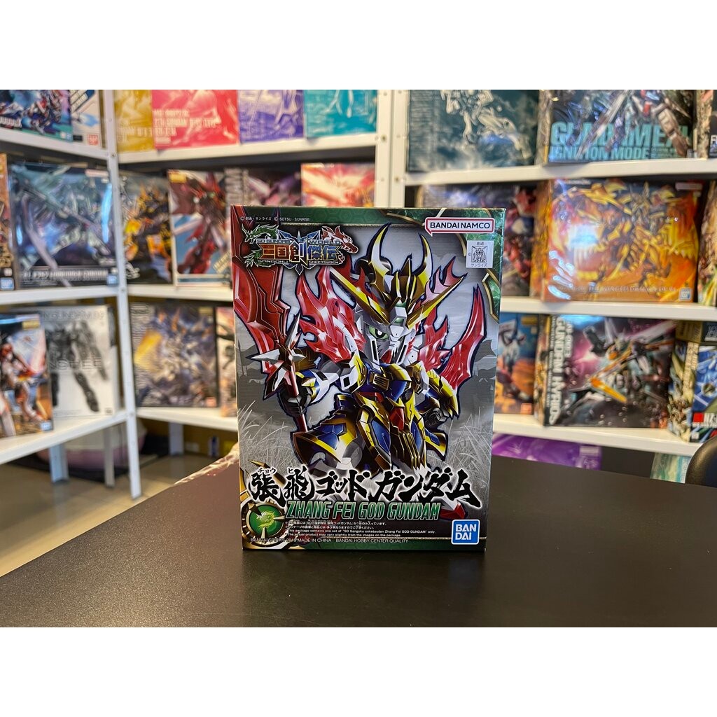 SD SANGOKU SOKETSUDEN Zhang Fei God Gundam เตียวฮุย BANDAI