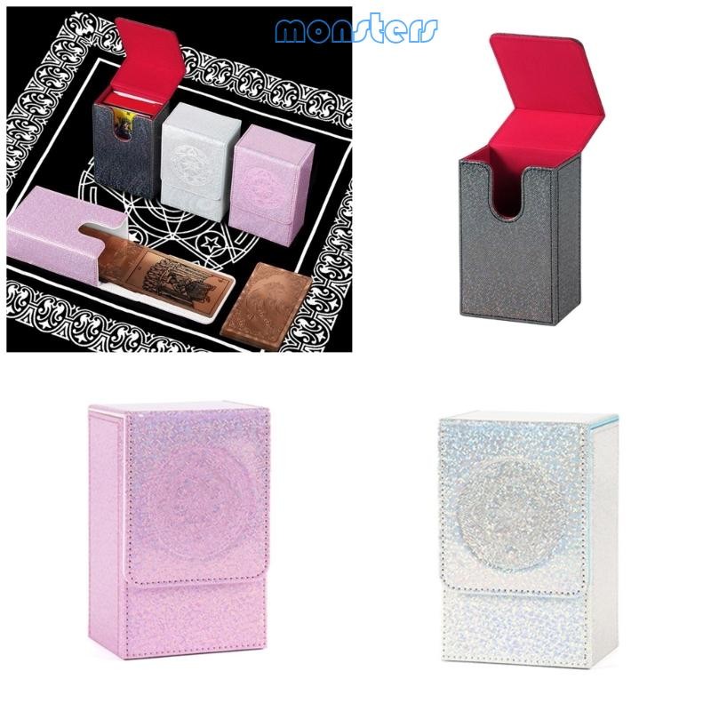 Mon Tarots Card Storage Box Case Game Deck Holder Divination Storage Box Enduring