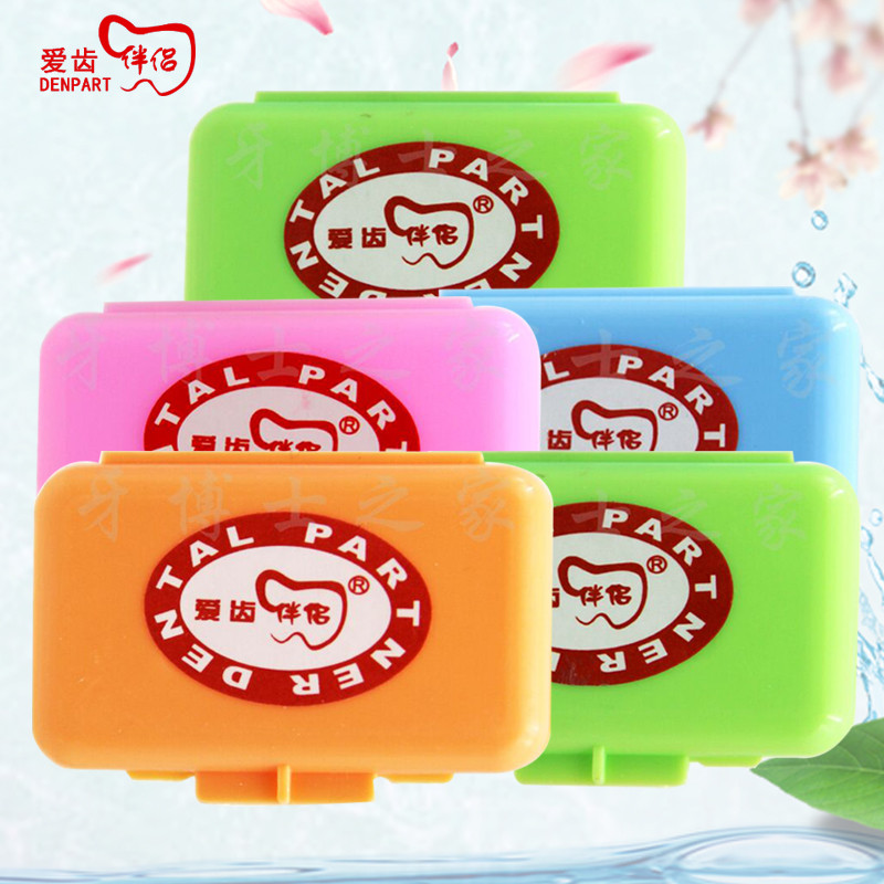 รักฟัน Companion จัดฟันป้องกันขี้ผึ้ง 5 กล่องฟันแก้ไขวงเล็บวงเล็บ Hoop ปากบดจัดฟันขี้ผึ้งสี Rand