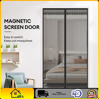 Magnetic Door Screen Simple Anti Mosquito Screen Mesh Door Curtain DIY Door Net Magnetic Door Net