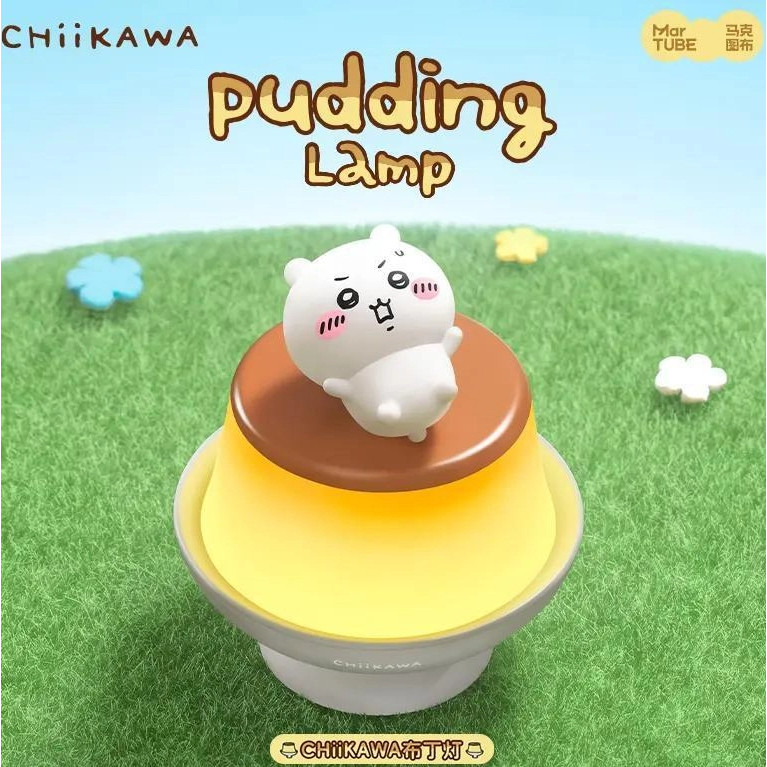 MARtube CHiiKAWA พุดดิ้งหมุน Night Light Usaki Night Light ครอบครัว Hatch Meow ห้องนอน Night Light ครอบครัวของขวัญ