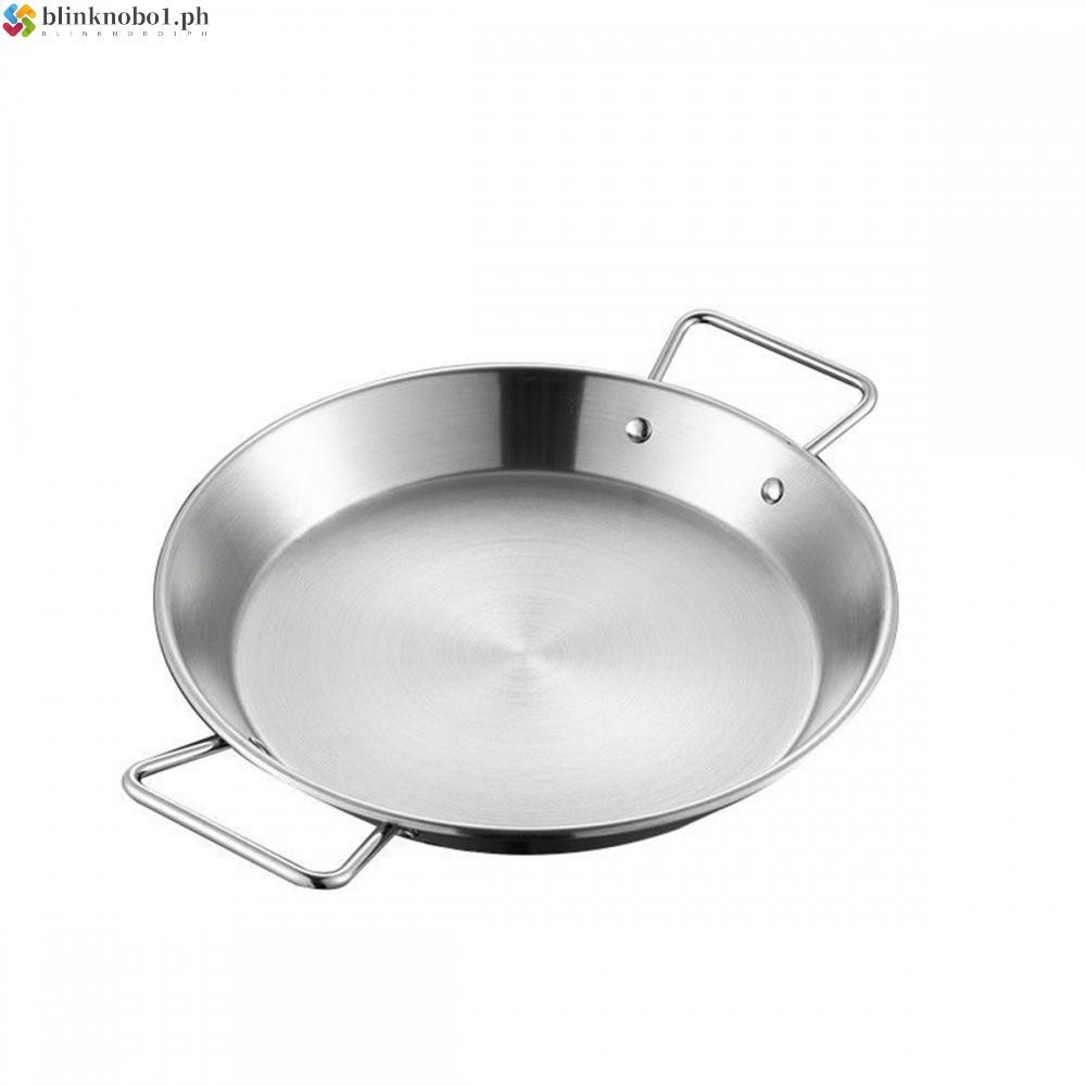 Paella หม้อปรุงอาหารทําความสะอาดง่ายกระจกขัดเงาเสร็จสิ้นเครื่องครัวที่หรูหรา