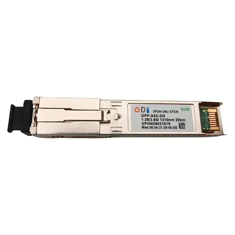 HSGQ E/GPON-Stick โมดูล Gigabit Cat Stick Optical Fiber ODI2.5G เปลี่ยน Optical Cat SFP โมดูล ONU