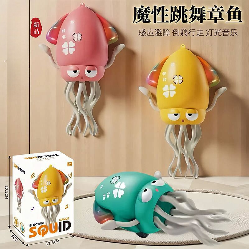 Electric Magic Dancing Octopus Toy Octopus Automatic Obstacle Avoidance Children's Prank Funny Stres