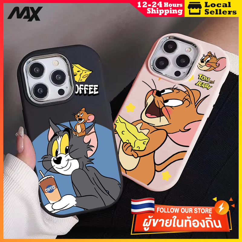 ความรู้สึกขั้นสูง จัดส่งจากประเทศไทย แมวกับหนูสำหรับ iphone iPhone เคสไอโฟน 13 12 11 PRO MAX 16 15 14 X XS MAX XR 7/8P