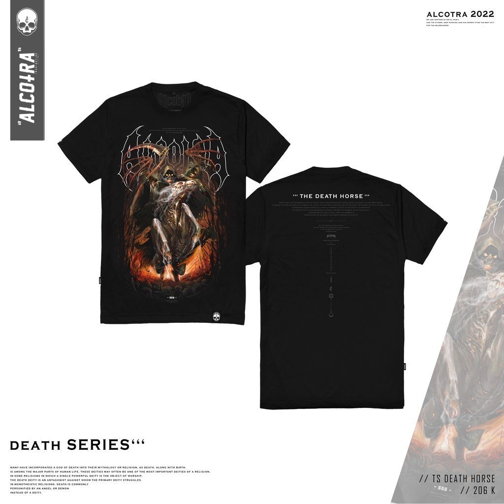 ALCOTRA BALI Original // DEATH HORSE // เสื้อยืด DEATH HORSE ALCOTRA // ALCOTRA Official Store