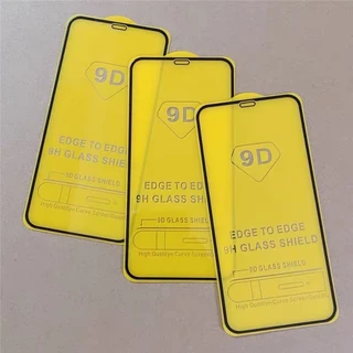 ฟิล์มกระจก เต็มจอ 9D กาวเต็มแผ่น สำหรับ iPhone 11 12 13 14 14PROMAX 16 17Pro 15 17 Pro max 17AIR 17PROMAX SE2 XR