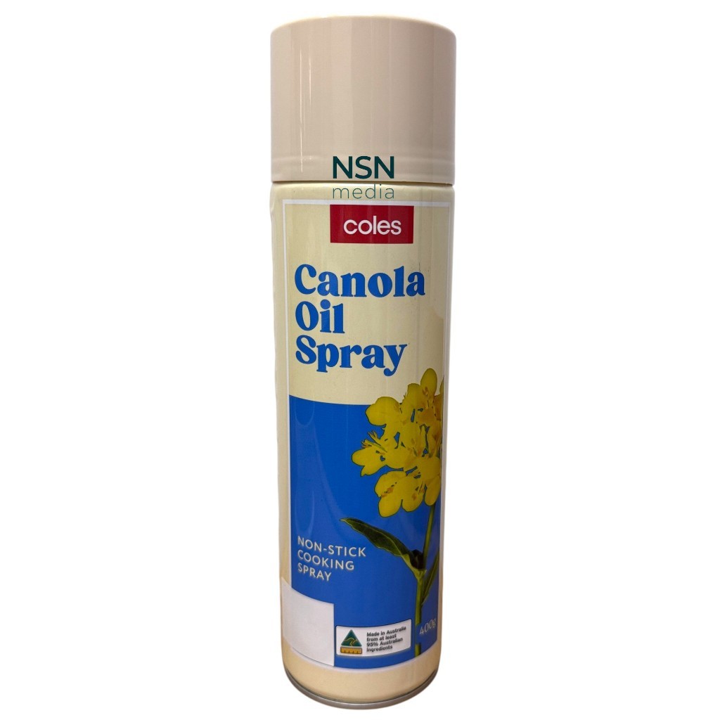 โคลส์ น้ำมันเรพซีด คาโนล่าออยล์ แบบสเปรย์ 400 กรัม Coles Canola Oil Spray 400g