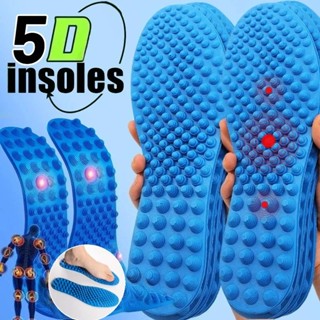1 คู่นวด Insoles สําหรับเท้า Comfort Shock Absorption รองเท้…