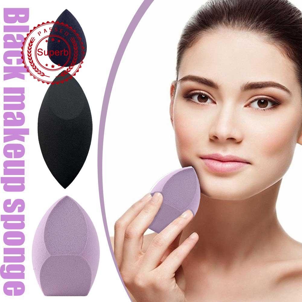 ฟองน้ําแต่งหน้าเปียกและแห้ง Dual ใช้ Soft Makeup Foundation Make Puff Up เครื่องมือฟองน้ําเรียบ S4w2