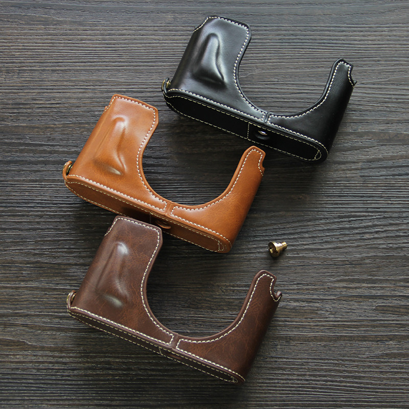 เหมาะสําหรับ Leica Q2M กระเป๋ากล้อง Q3 M8 M9 ME หนังฐาน D-LUX7 ครึ่งชุด M240/m262 X XV