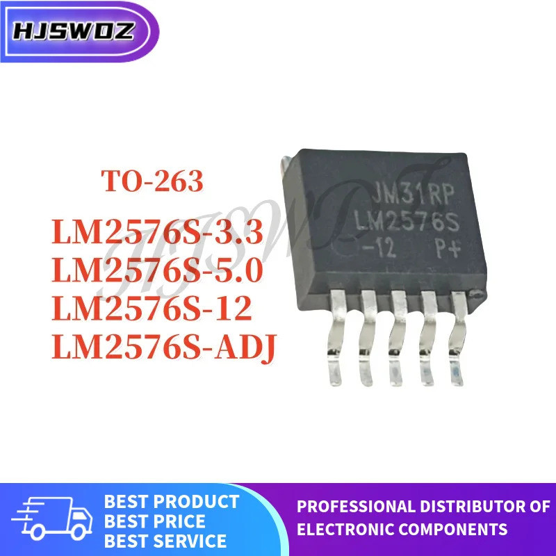 1-5PCS LM2576S-3.3 LM2576S-5.0 LM2576S-12 LM2576S-ADJ LM2576S TO-263 Field Effect ทรานซิสเตอร์