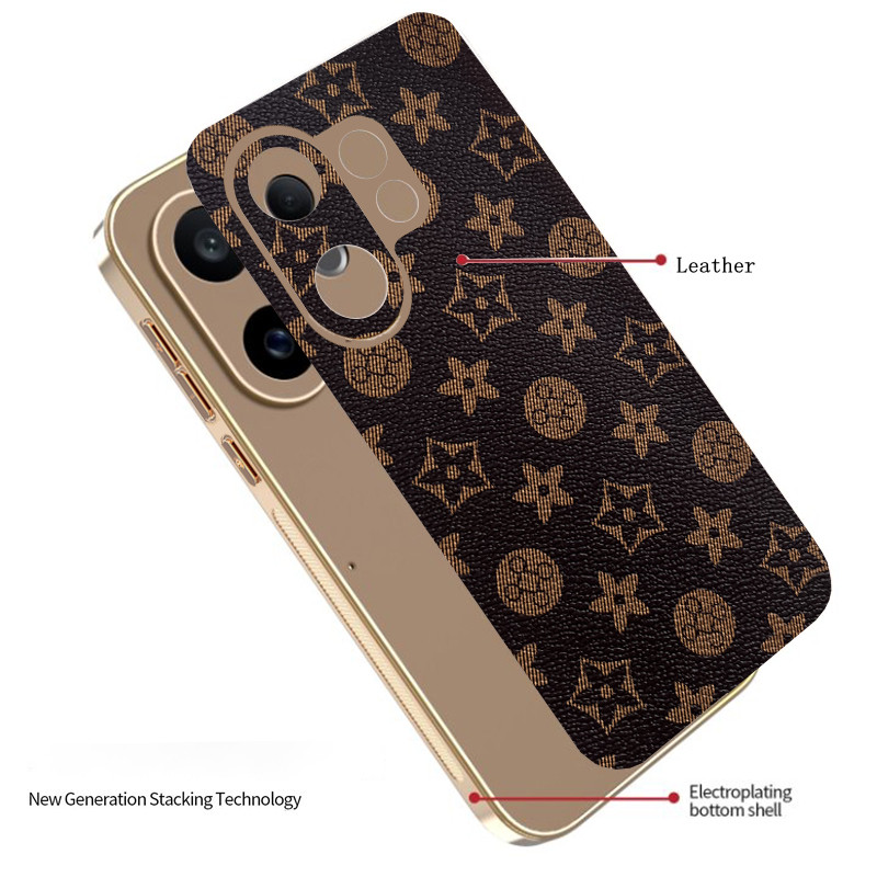 เคสสําหรับ Vivo V60 แฟชั่นคลาสสิก Timeless หนัง รูปที่ 4